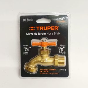 canilla chapola naranja truper| 13147