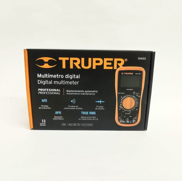 multímetro digital automotriz truper | 10403