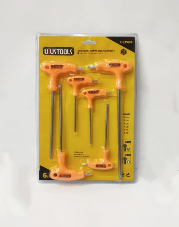 JUEGO DE PISTILLO EN T UYUSTOOLS | DEP604